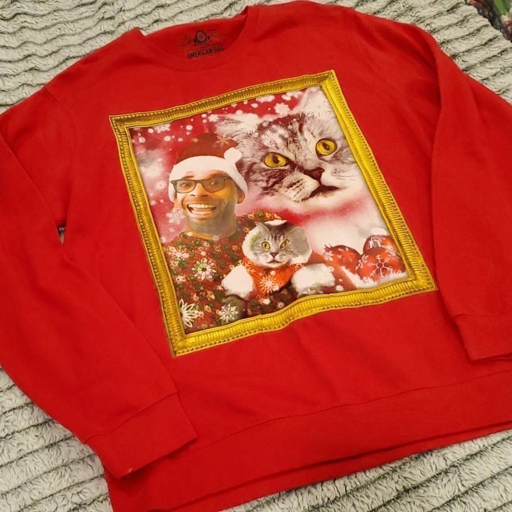 Men's American Rag ugly Christmas sweatshirt Size XL, New Without Tags!
